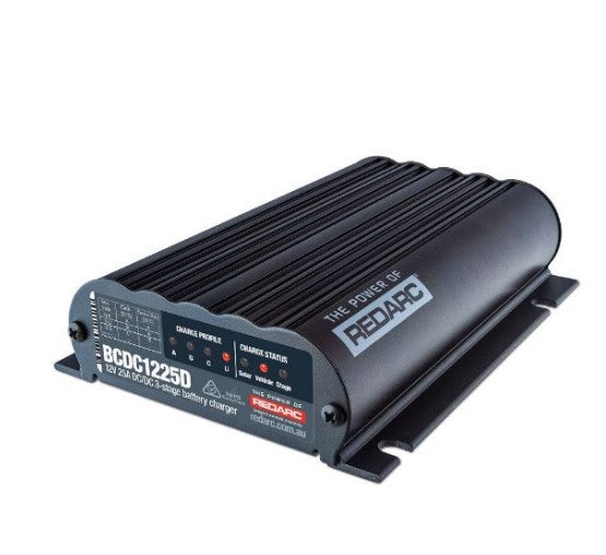 Redarc BCDC classic under bonnet 25A DC battery charger- BCDC1225D
