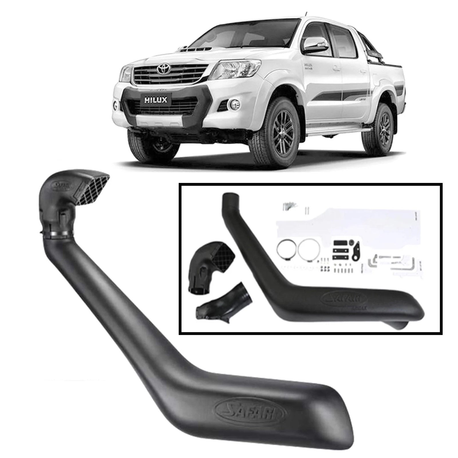 Safari Snorkel VSPEC for Toyota Hilux KUN26 (08/2005 10/2015) SS120