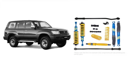 OZTEC 2" Lift Kit for Land Cruiser 80- FZR105 Series 09/1991-2006