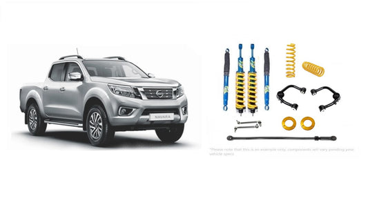 OZTEC Lift Kit for Nissan Navara NP300 4x4 (Coil springs) 2012- 2021