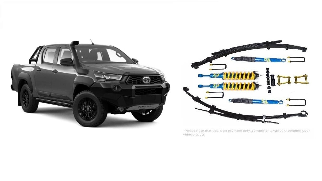 OZTEC Lift Kit for Toyota HiLux, Rugged GUN125/126R 07/15 - Onwards