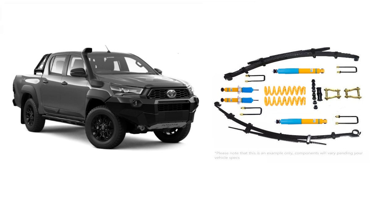 OZTEC Lift Kit for Toyota HiLux, Rugged GUN125/126R 07/15 - Onwards