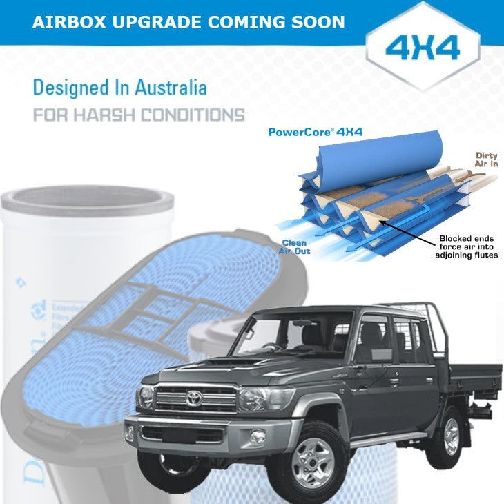 Airbox upgrade for 79Series LandCruiser- Coming Soon!