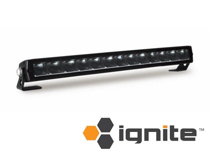 ignite 14 led driving lamp curved lightbar driving beam 9-36v 98w 8,800lmns