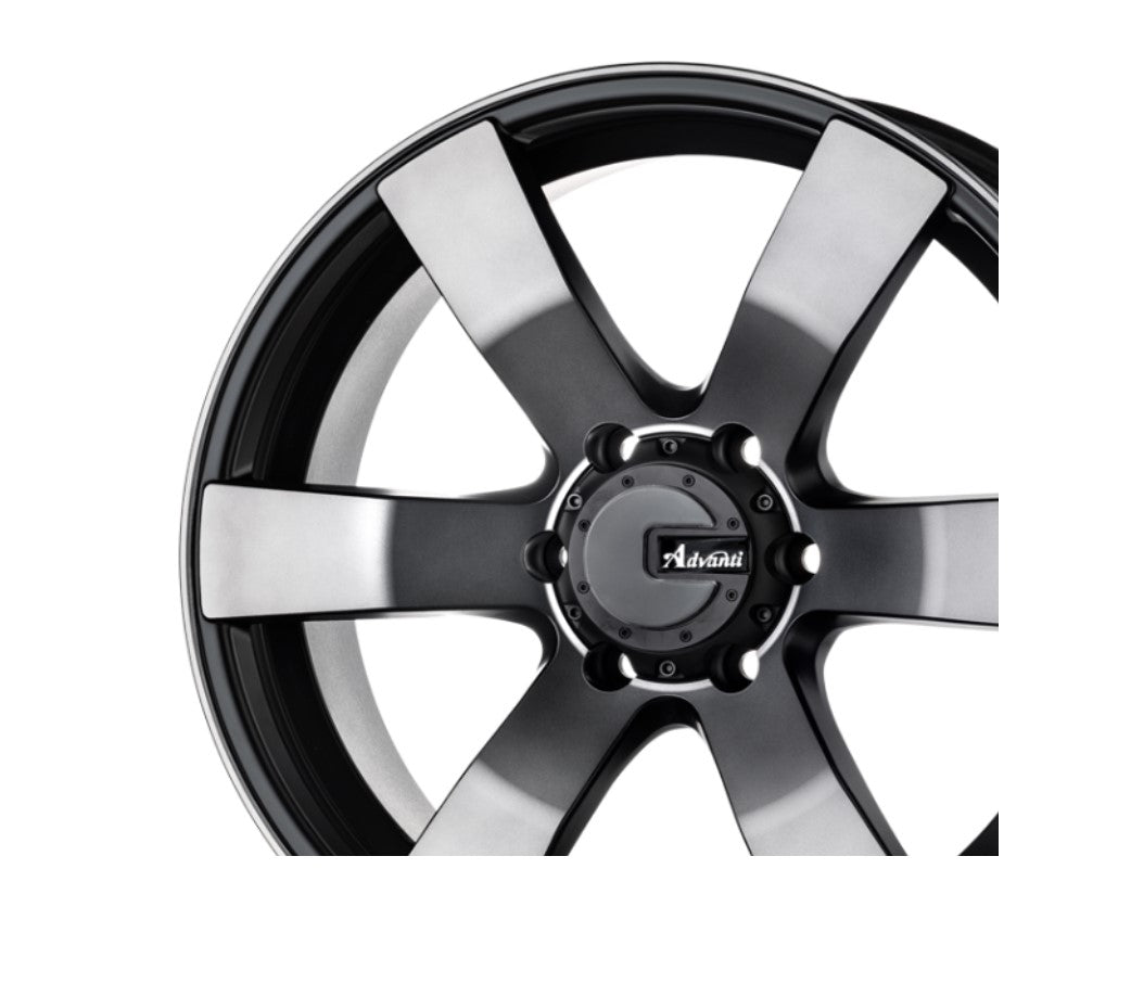 Advanti wheels Typhoon Dark Tint 17 X 8.0 6-114.3 ET20