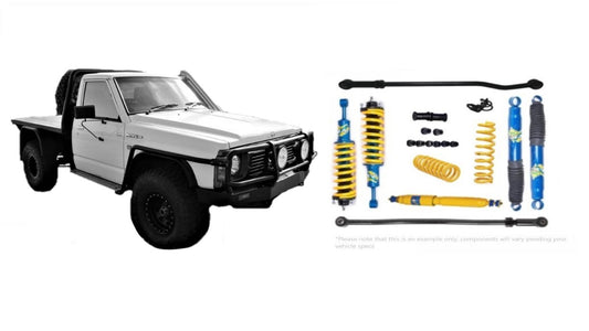 OZTEC Lift Kit for NISSAN GQ Patrol CAB- 1994- 1997 with panhard rods, castor correction and steering damper