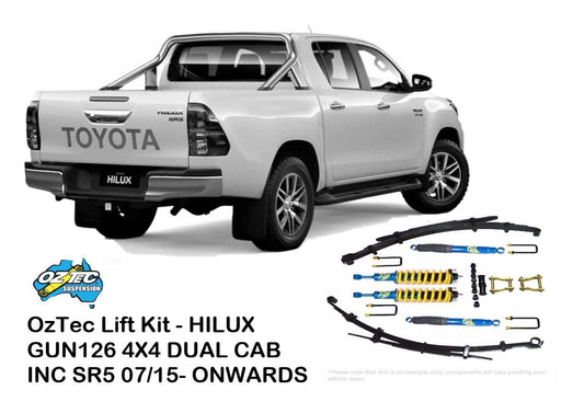 OZTEC Lift Kit for Toyota HiLux GUN126 4X4 SR5 07/15- current