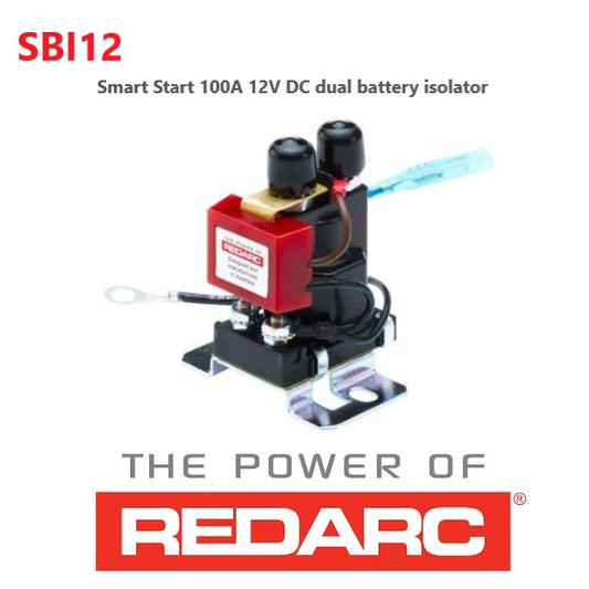 REDARC Smart start dual battery isolator SBI 12V 100A SBI12