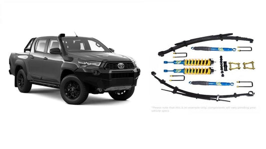 OZTEC Lift Kit for Toyota HiLux, Rugged GUN125/126R 07/15 - Onwards