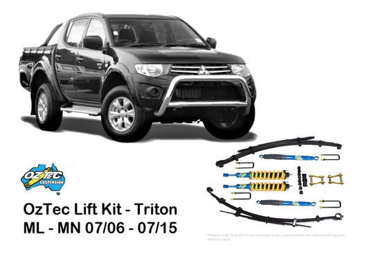 OZTEC Lift Kit for Mitsubishi Triton ML-MN Dual Cab 07/06-07/15